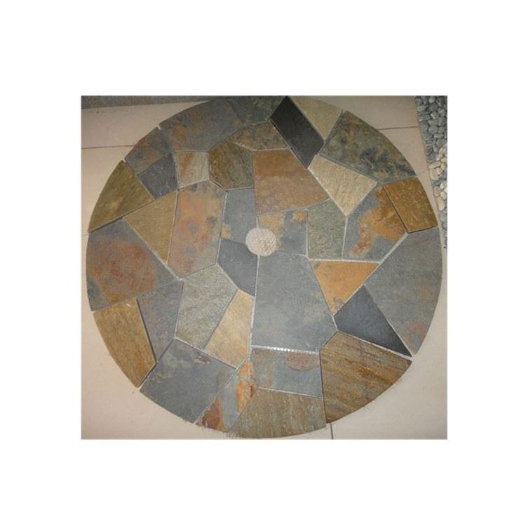 Factory Directly Slate Pattern Floor Stone Mosaic Slate Mosaic Pavers For Driveway