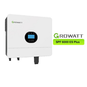 Growatt Inverter Spf 6000t Dvm 4kw 5kw 6kw 10kw 12kw 120v 240v Split Phase Off Grid Solar Inverter