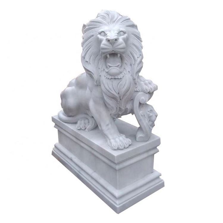 China supplier custom style indian lion statue lion moule statue lying lion statue