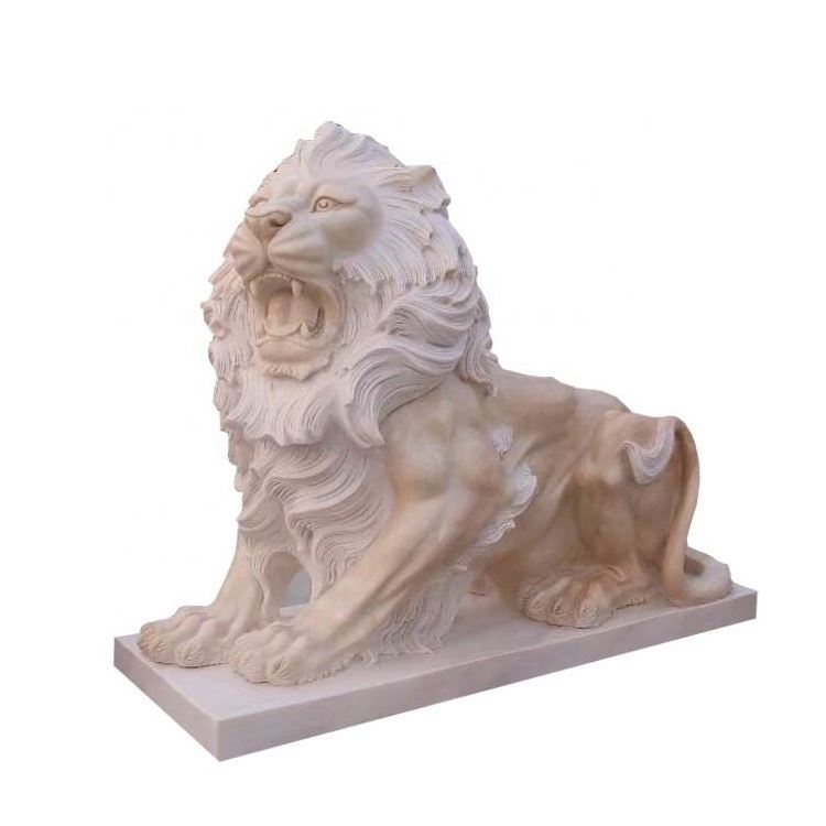 China supplier custom style indian lion statue lion moule statue lying lion statue