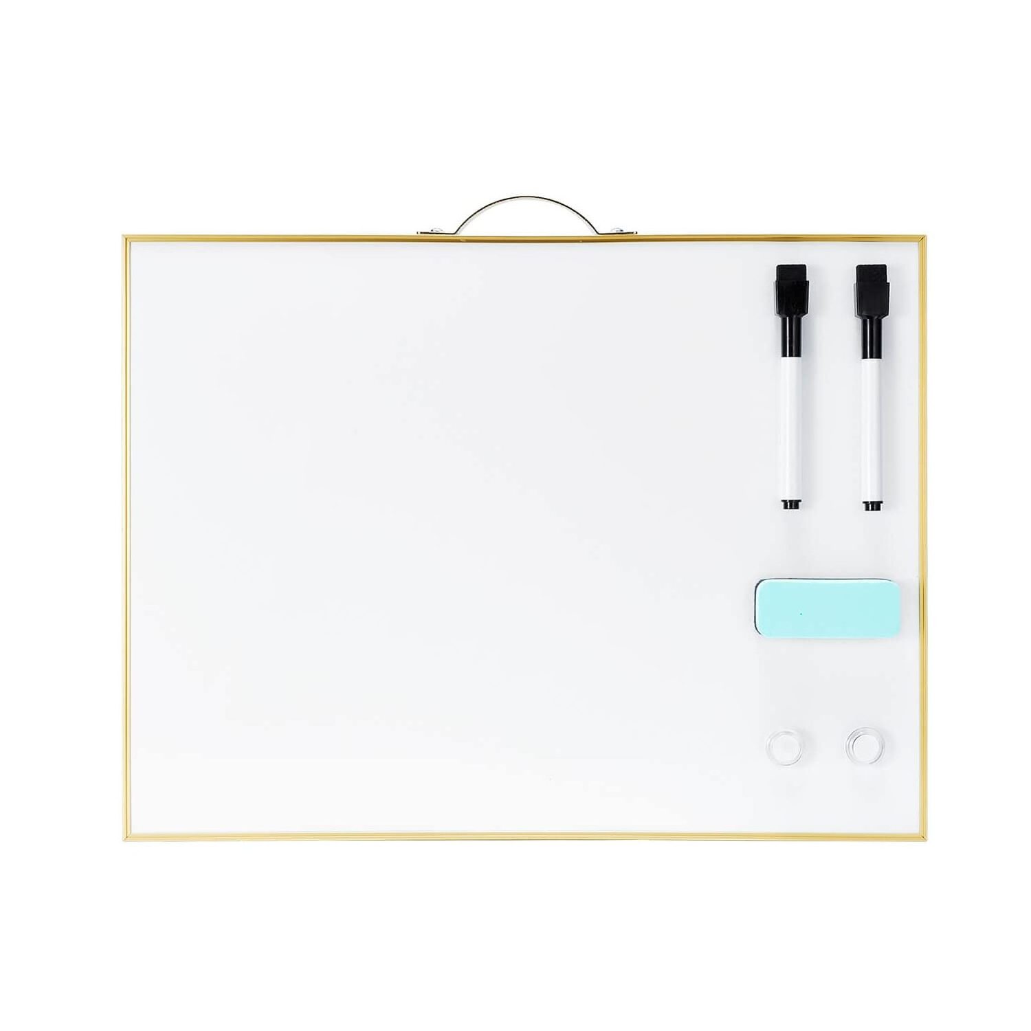 High Quality  Dry Erase Magnetic White Board Portable Aluminum Frame Mini Whiteboard for wall to Do List Notepad