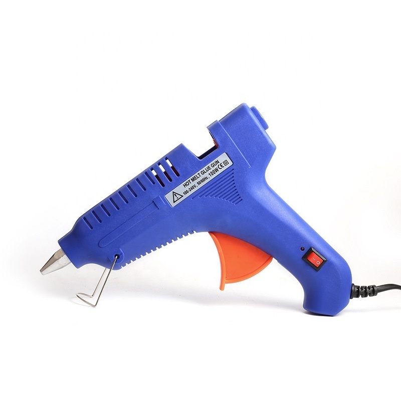 China Manufacturer 100w Mini Hot Melt Glue Gun 11MM Wax Seal Stamp Hot Cover Professional Hot Glue Gun