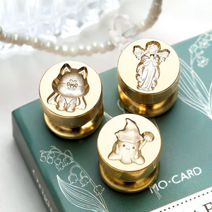 New Arrival 1.5CM Mini 3D Wax Seal Stamp Head Cute Small Animal Hand Account Bean Sealing Wax Stamp