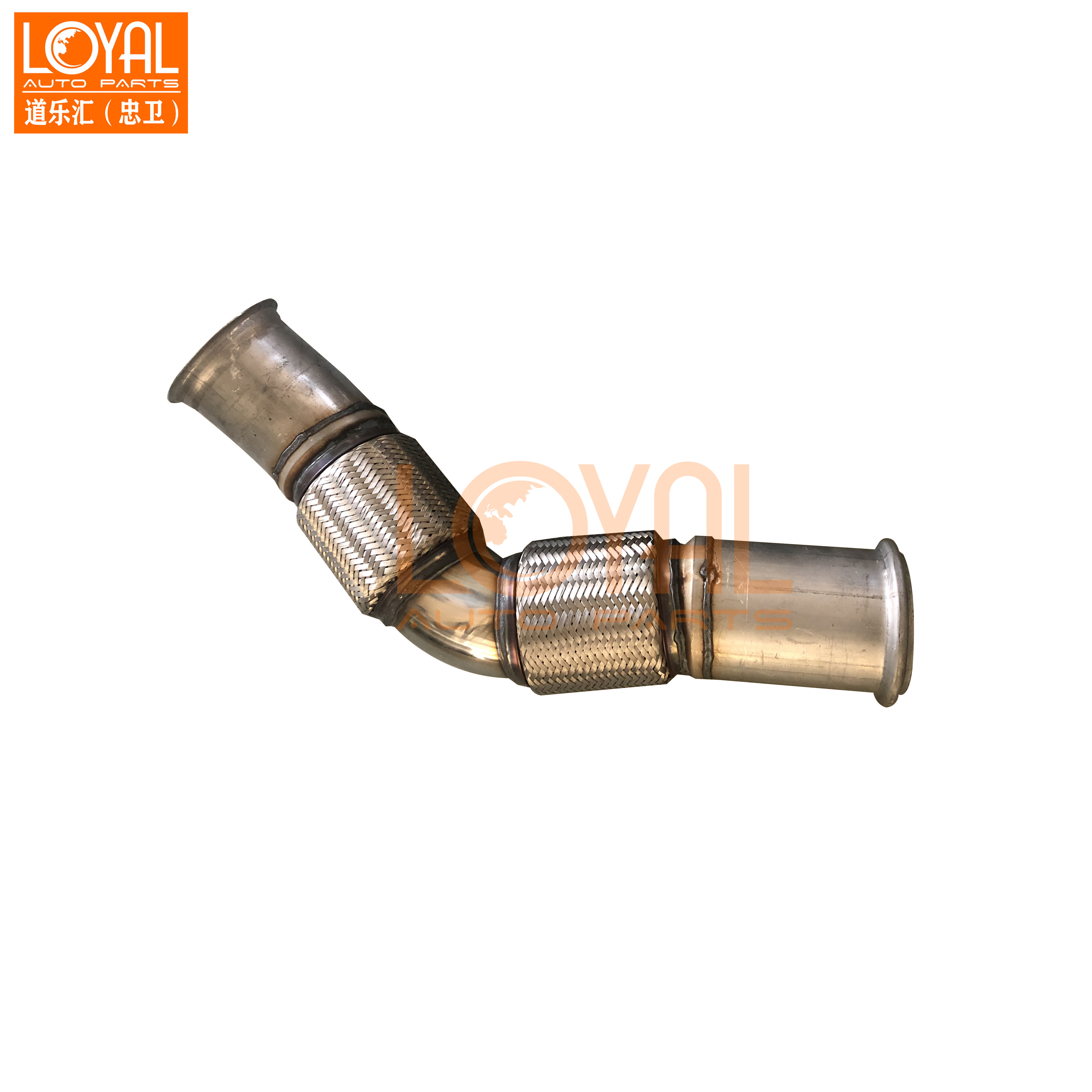 New Products Stainless 304 Engine Exhaust Pipe Oem 23243881 for VOL Truck Muffler bellows pipe