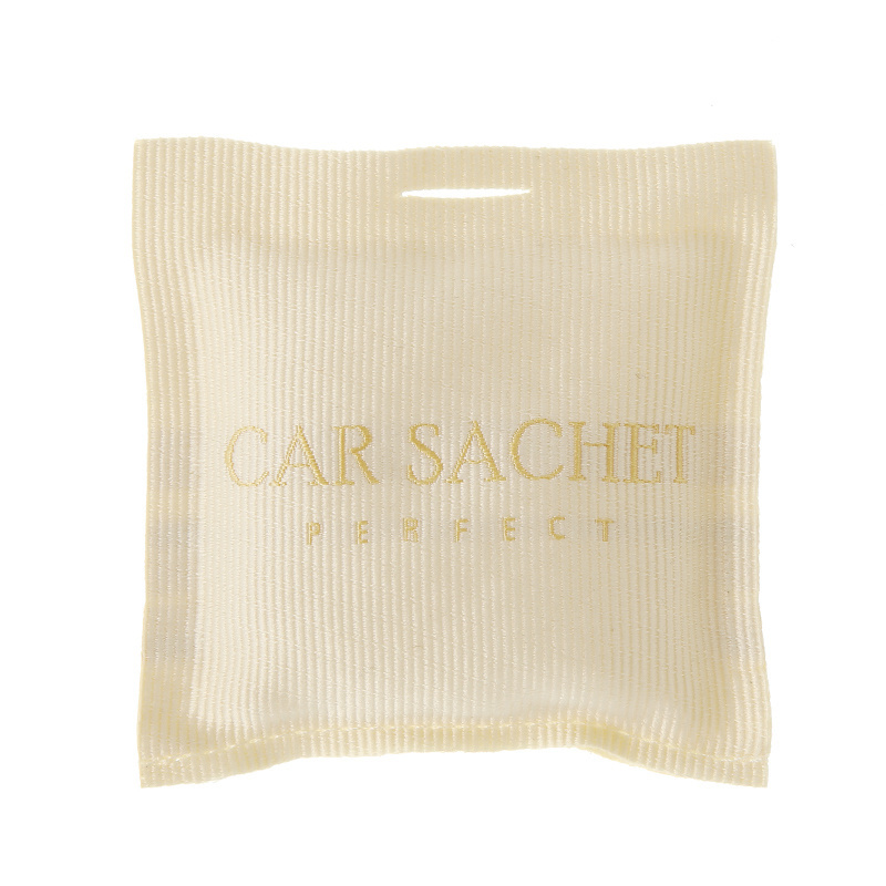 Custom OEM Aroma EVA Beads Scented Sachet Luxury Car Vent Air Freshener Fragrance Fabric Bag Clip Sachet