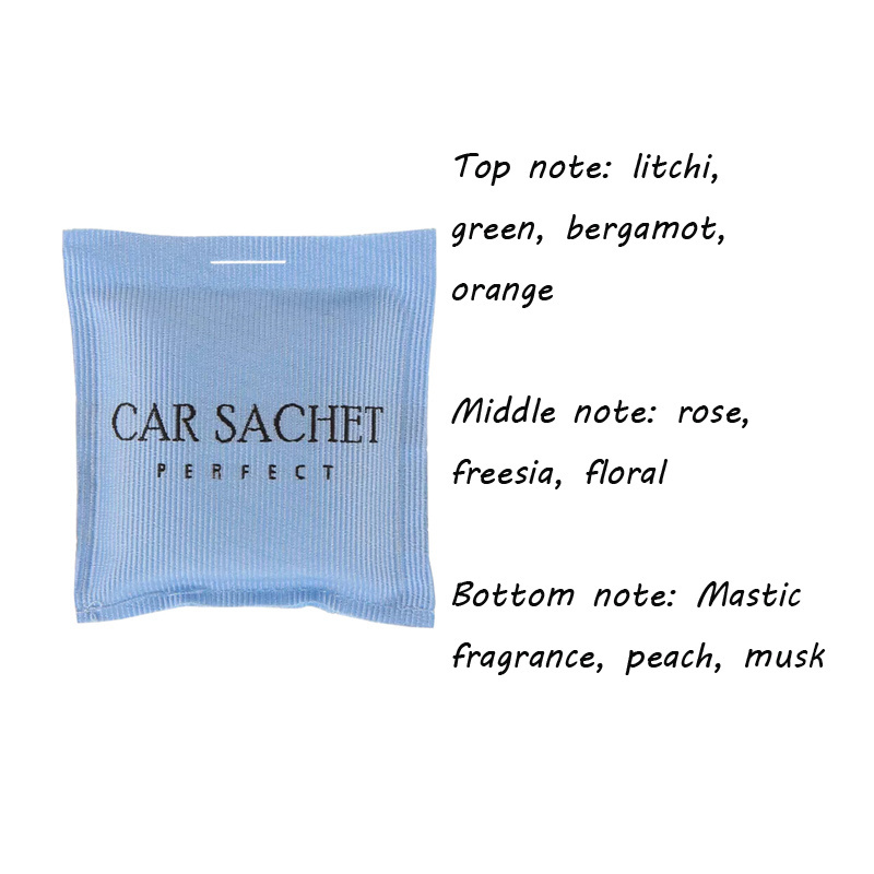 OEM private label closet sachet fragrance hanging scent sachets bags car vent clip air freshener sachet