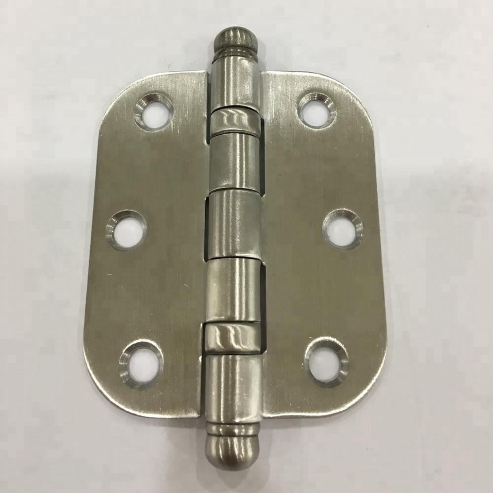 3 Inch Stainless Steel Door Hinge Brasil Round Corner Furniture Door Hinge