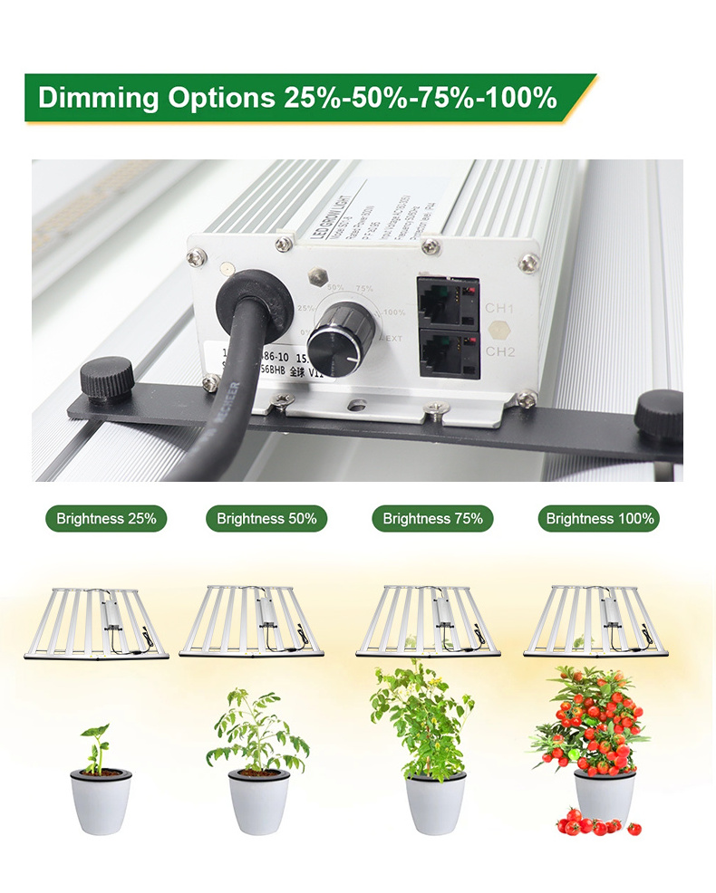 True Power 1000W Led Grow Lights Full Spectrum Hydroponics EU Grow Lamp lm281b 301H with CE ROHS for Grow Tent Grow Box