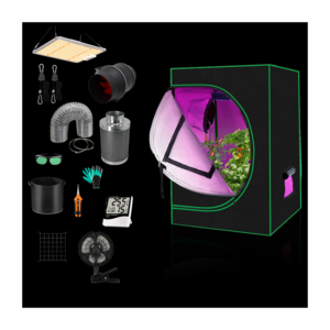 2024 Newest 80x80 Grow Tent Kit with 110W Grow Light,Inline Fan and Carbon Filter for Indoor Greenhouse Cultivation