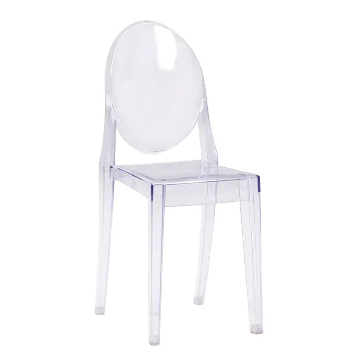 Factory Wholesale Banquet Crystal Plastic Rental Clear Acrylic Transparent Hotel Ghost Chair for Events