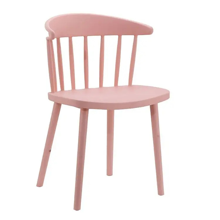 Stackable Monoblock Modern Design Colored Dining Chair Wholesale Cheap Durable PP Plastic Dining Chair