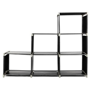 Wholesale Living Room Children Room Cube Staircase Organizer Steel Storage Bookcase Racks Shelving Units