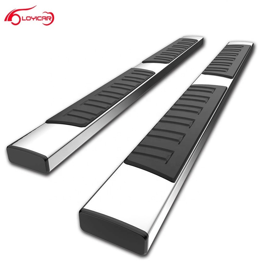 2Pcs Chrome Stainless Running Boards Side Steps Nerf Bars Compatible With 2009-2018 Dodge Ram1500 Crew Cab