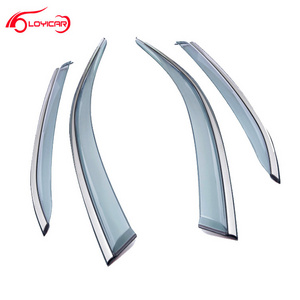 Weather Rain Shields Sun Window Visor Rain Guards Vent Shield Shade Deflector for Toyota Highlander RAV4 Door Visor