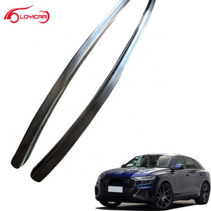 Sticking Type Sliver Aluminum Roof Rack Rails 2pcs for Audi Q8 2019 2020 2021 2022 2023 2024