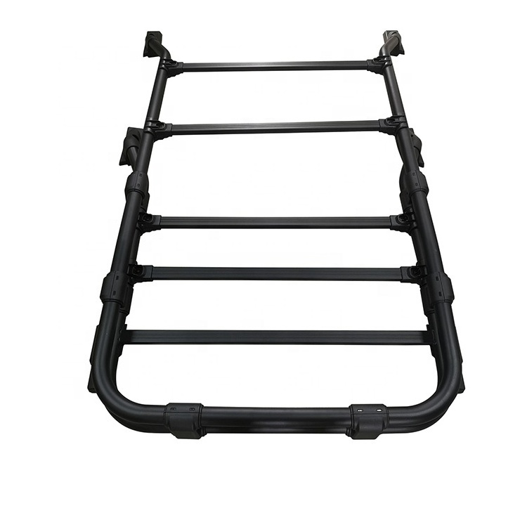 Heavy Duty Offroad Parts Aluminum Alloy Roof Rack Aftermarket Black Roof Luggage Rack For Toyota FJ Cruiser