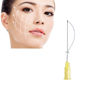 PDO Thread Lifting Mono Medical Skin Tightening Lips Threads Mono 27G 50mm CE Sildne Face & Body Hair Threading System EO Gas