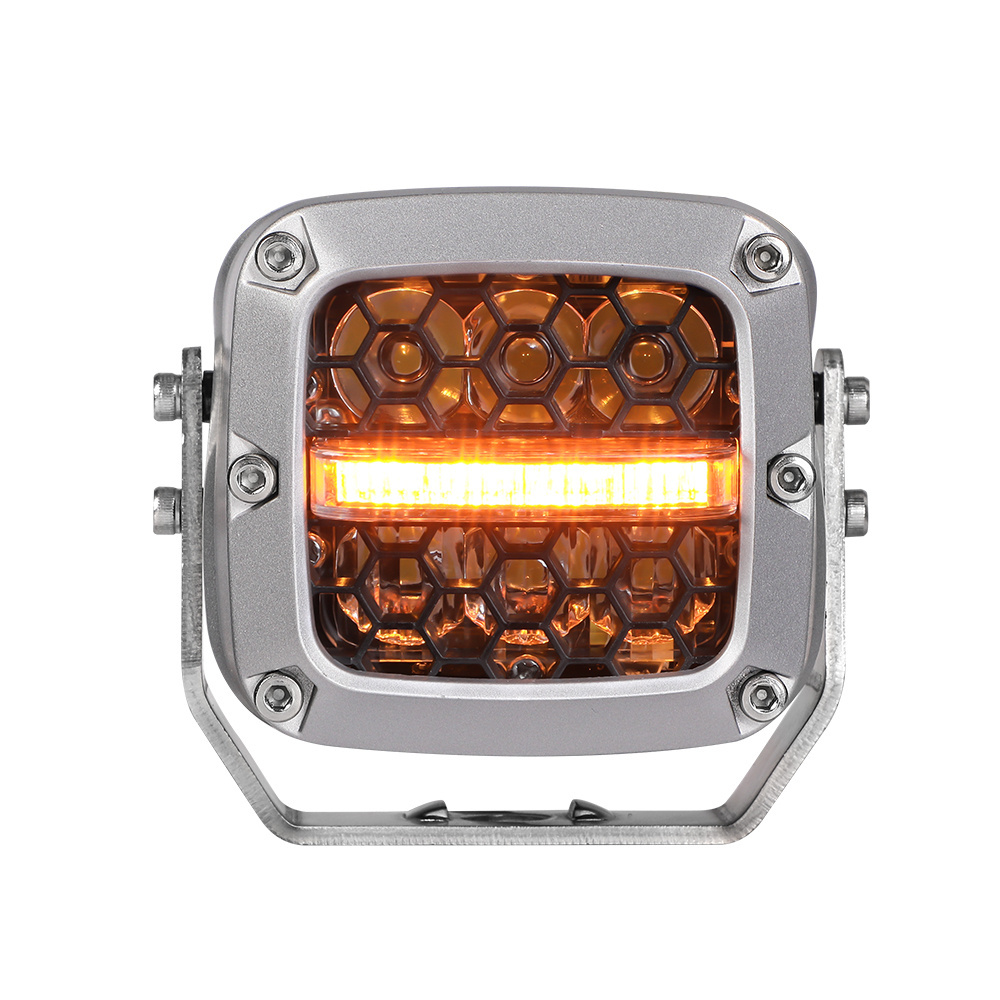 Thar Accessories 60W Best Off-road LED Work Light Square with Breather for Thar