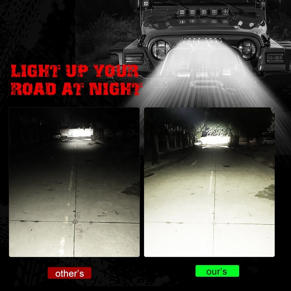 Wholesale OEM Off Road High Power 120W 180W 240W ATV UTV Led Bar,Super Slim Thin 6D Single Row 4x4 Car Led Light Bars