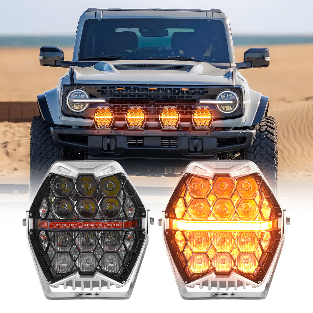 New Arrival Offroad Led Work Lamp IP68 Waterproof Led Driving Lights 7 Inch Led Work Lights For Jeep Tractor Truck ATV UTV