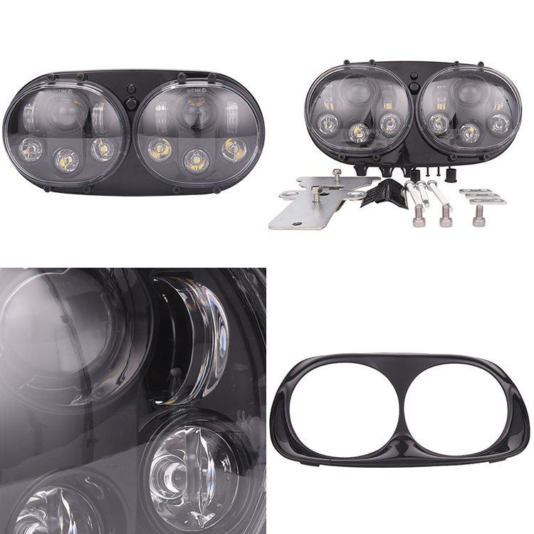 Double Light Headlight For Road Glide Ultra Fltru Cvo Road Glide Ultra Fltruse Road Glide Custom Fltrx Motorcycle