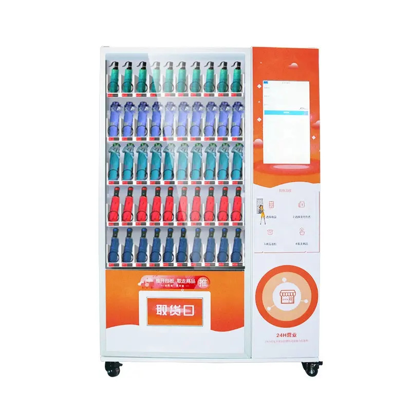 Popular Convenience Store Food Vending Machine Fully Automatic Snacks And Beverage Combo Vending Machine With Touch Screen