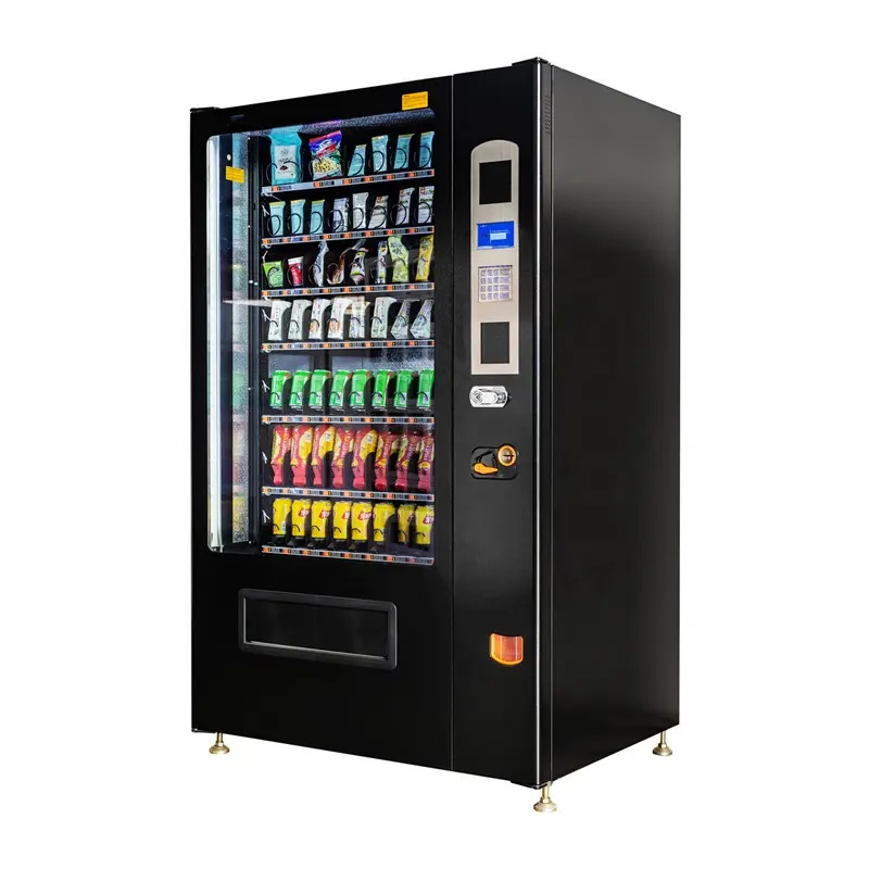 2023 New 24 Hours Self Service Frozen Beverage Vending Machine Automatic Combo Vending Machine For Foods And Drinks Snack