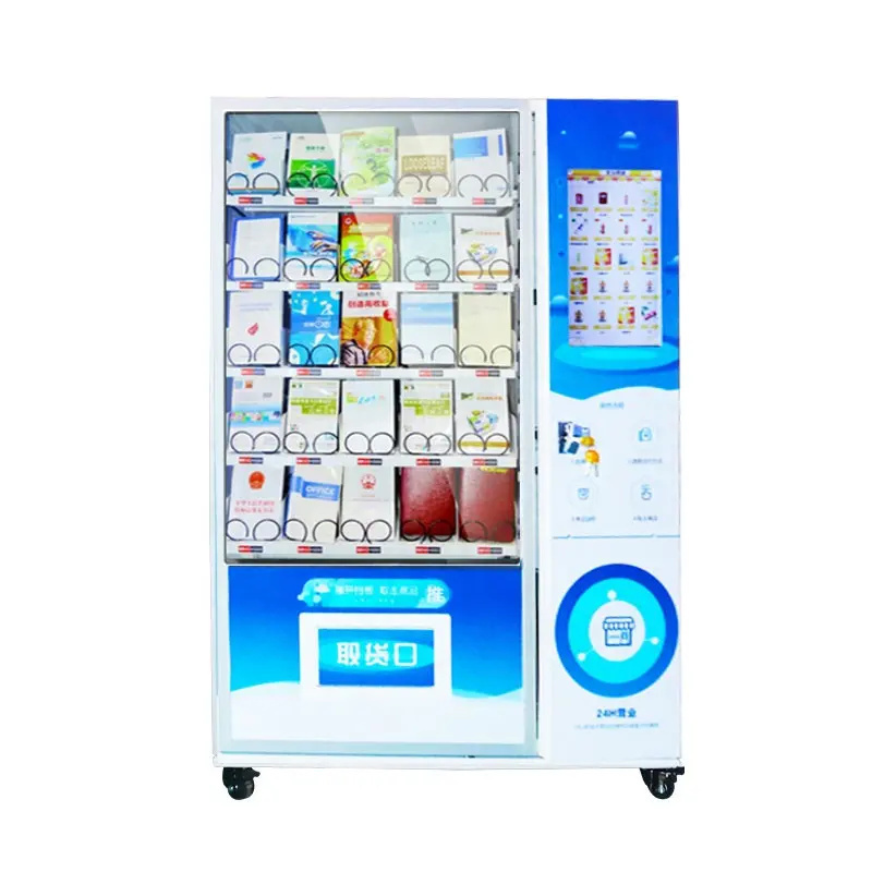 Popular Convenience Store Food Vending Machine Fully Automatic Snacks And Beverage Combo Vending Machine With Touch Screen