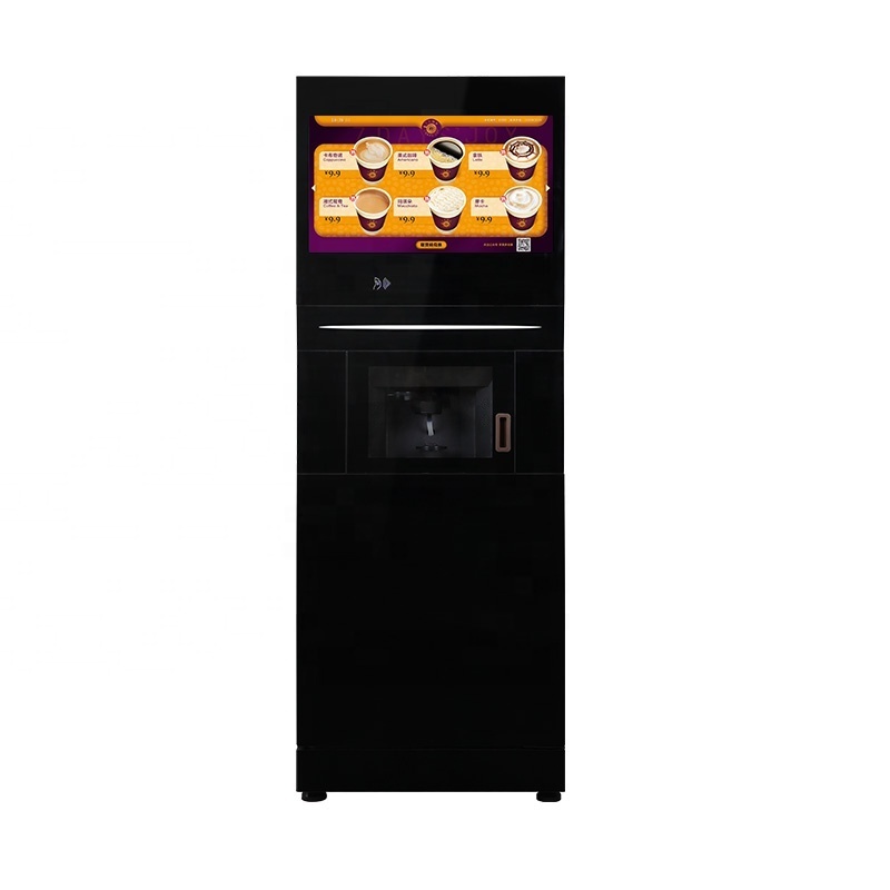 Hot Sale Smart Coffee Vending Machine Fully Automatic  For Business  Coin Operated