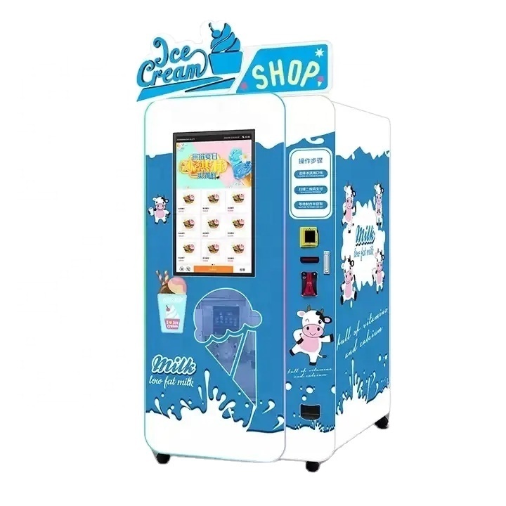 2023 Best Selling Automatic Ice Cream Machine Automatic Weighing Dispenser