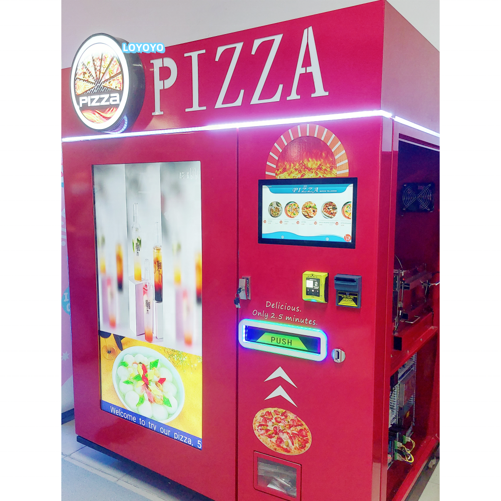 Chicago Hot Meal Outdoor Pizza Kiosk Buy Fresh Pizza Vending Machine Distributor