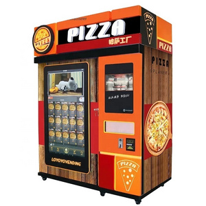 Hot Food Fully Automatic Smart Touch Screen Pizza Vending Machine 24 Hours Food Vending Machine For Sale