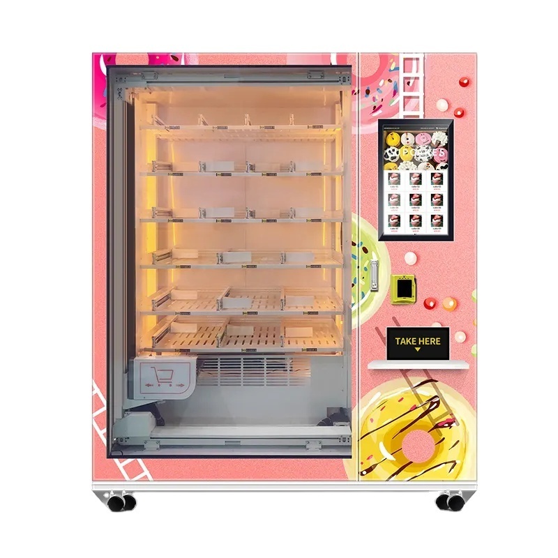 big capacity for chocolate red wine fragile glass with elevator system  vending machine