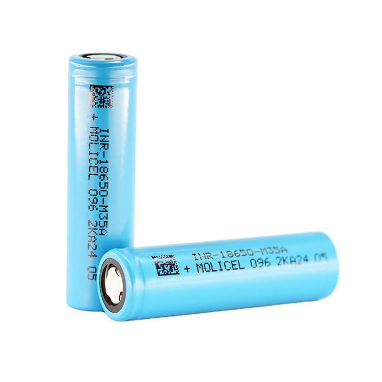 A Grade Lithium Battery E Bike 18650 Battery Cell 3500mah 3.7V Moli INR18650 M35A