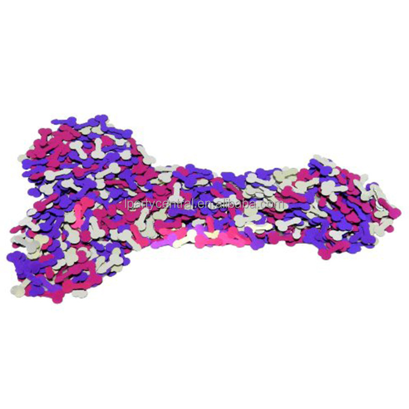 Hen night penis shape sexy naughty bridal shower party confetti for sale LP