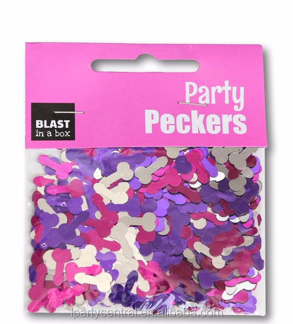 Hen Night Pecker Penis Shape Party Confetti LP3131