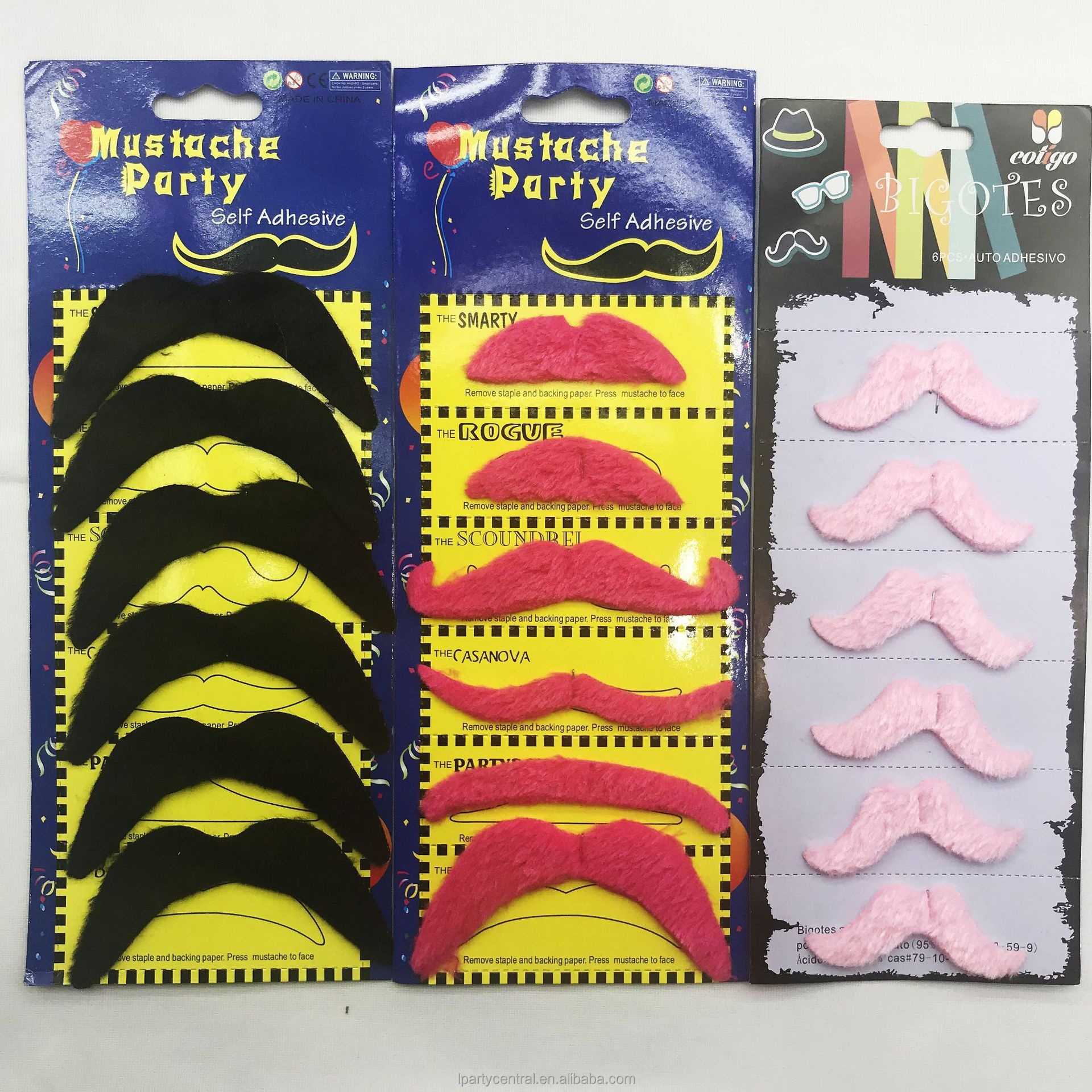 Love Party Masquerade party  beard bar  Halloween show props  funny beard  eight-figure imitation beard