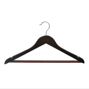 A Grade Wooden Clothes Hanger With Anti Slip Pants Bar