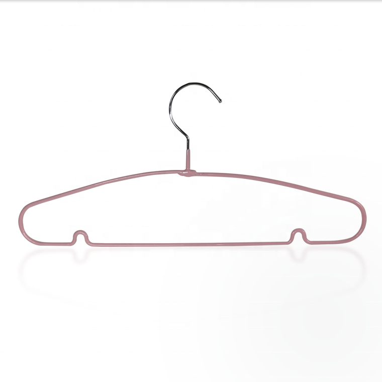 Non Slip Strong Metal Wire Hangers  For Wet Clothes