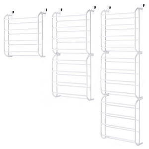 Manufacturer 12 Tier metal Hanging Shoe Rack shoe rack White 36 Pair Over The Door Shoe Organizer