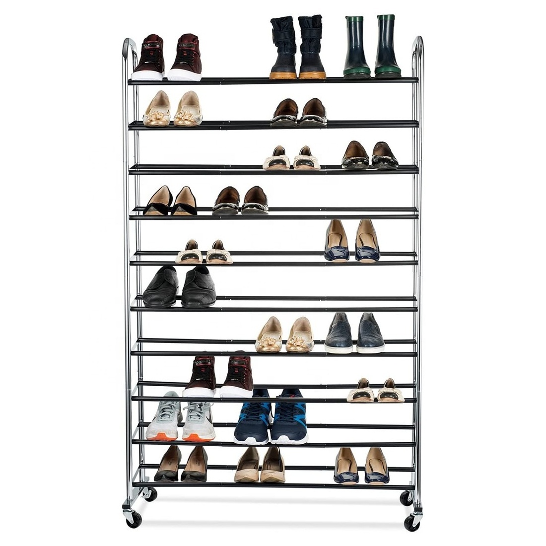 modern 360 rotating 10 tiers 50 pair rotating shoe rack shoe racks