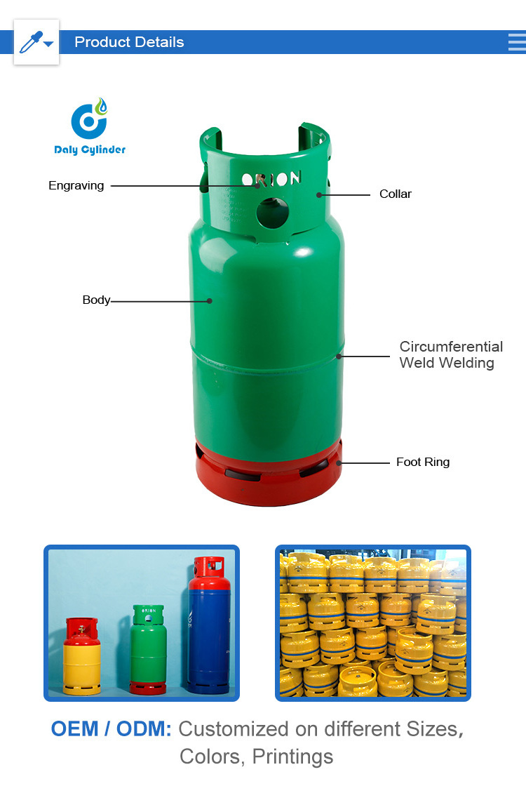 LP Gas For Sale 100lbs Cooking Cylinder Camping 50Kg 118L Gas Cylinder 45KG LPG Cylinder 47KG Gas Tank