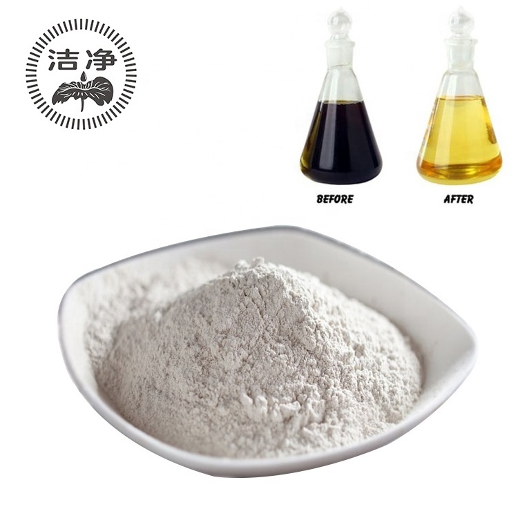 Chinese factory activated bentonite bleaching earth clay price 25kg bag in tons for sunflower canola rapeseed cooking oil filter