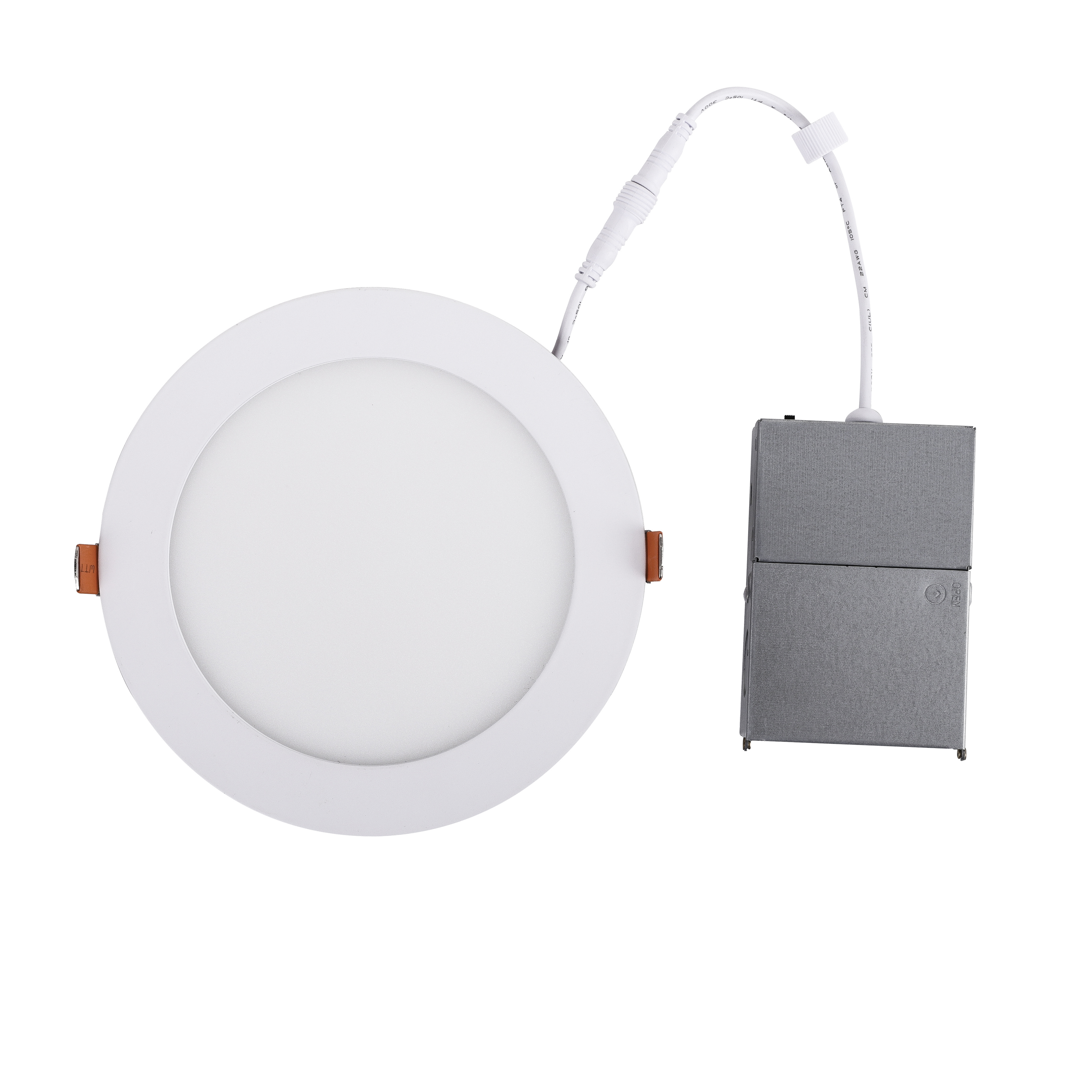 ETL ES 505 Ceiling 2 hours Fire Rated 6inch 12W LED Panel Light with FCC Driver Two layers FT6 Wire Canless Downlight 5005242