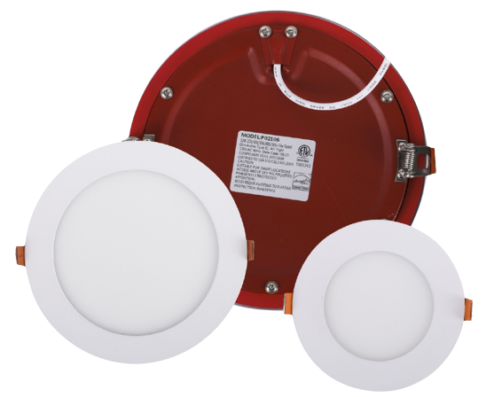 ETL ES 505 Ceiling 2 hours Fire Rated 6inch 12W LED Panel Light with FCC Driver Two layers FT6 Wire Canless Downlight 5005242