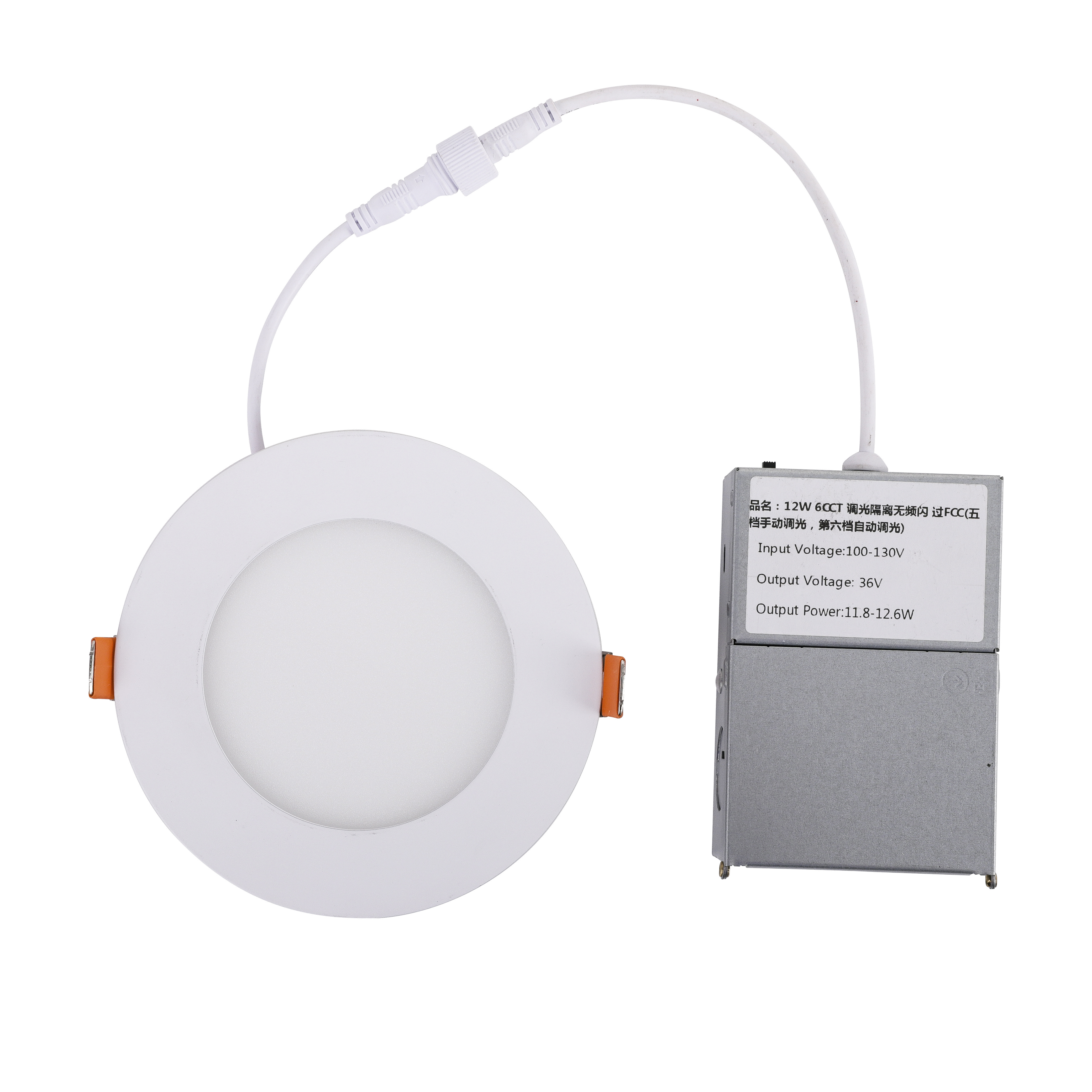 2 Hours ETL ES FCC 505 Standard Slim Fire Rated LED Panel Light 4inch 9W Canless Downlight Compatible with TRIAC DIM Air Tight