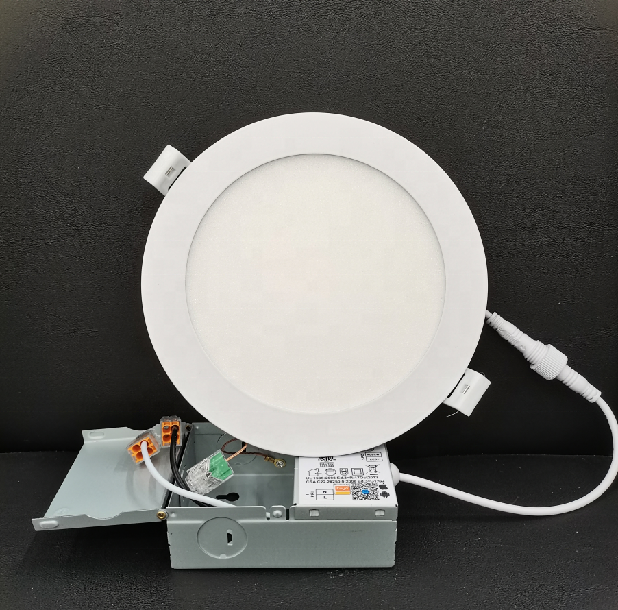 ETL ES FCC Round Square RGBCW 9W 12W Ultr-thin SMD 5050 Tuya 4 inch WIFI Smart Led Recessed Smart Ceiling Down Lighting