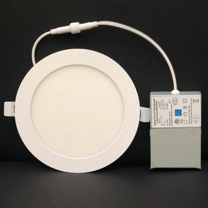 ETL ES listed led pot light 6inch 12W IC type ultra thin led panel light with Class II for damp location