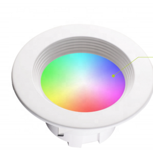 ETL ES Listed 4inch 9W LED Recessed Lighting Housing with Bluetooth WIFI Smart Control 4CCT Selection RGBCW