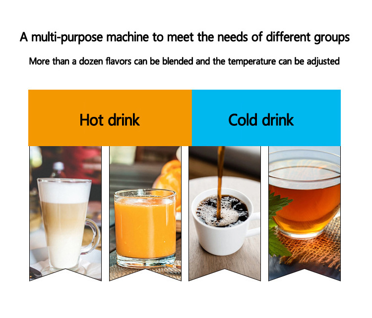 juice  vending machine milktea vending machine instant coffee vending machine fully automatic for business ice and hot coffee se